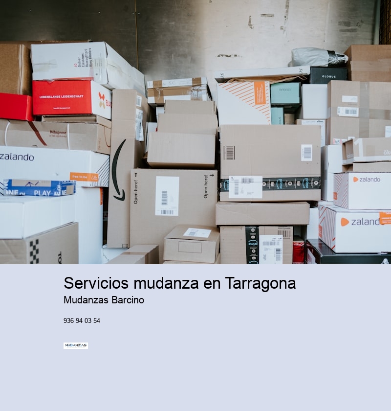 Servicios mudanza en Tarragona 