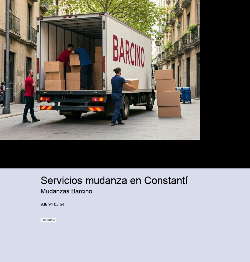 Servicios mudanza en Constantí 