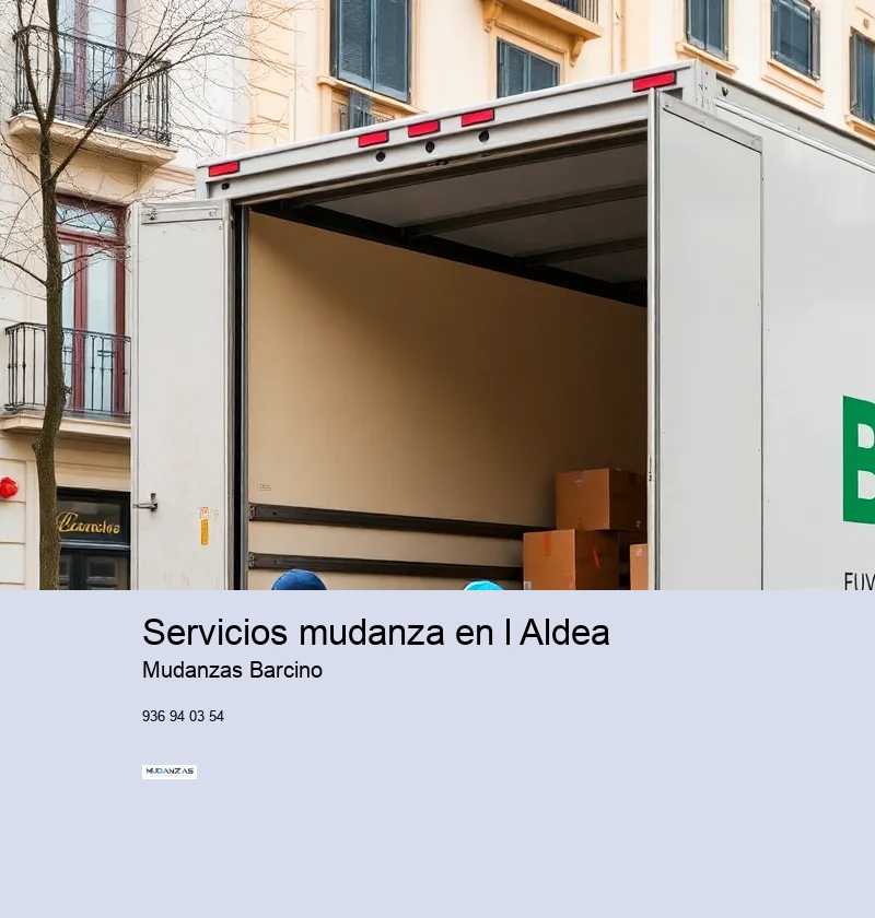 Servicios mudanza en l Aldea 
