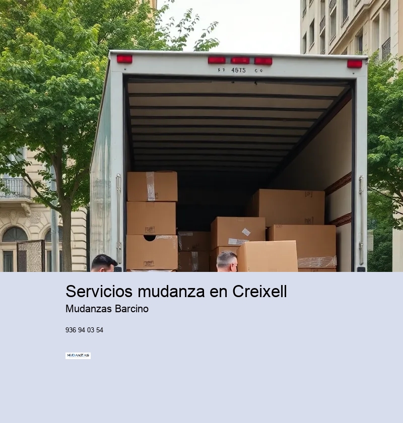 Servicios mudanza en Creixell 