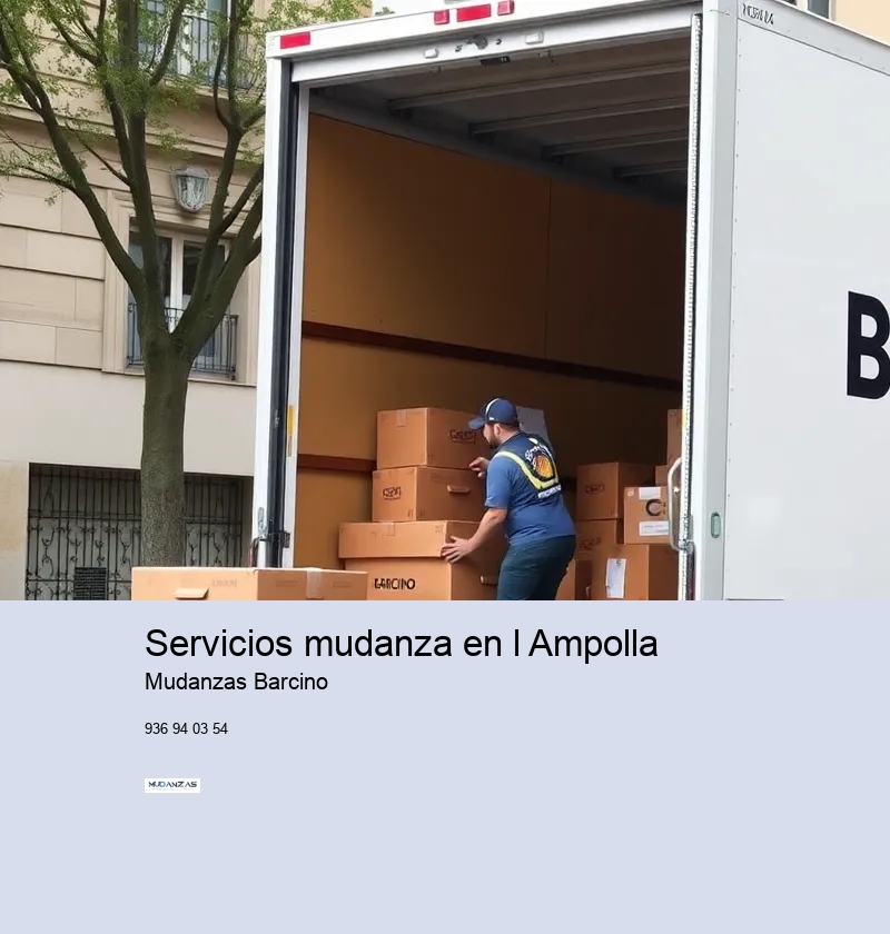 Servicios mudanza en l Ampolla 