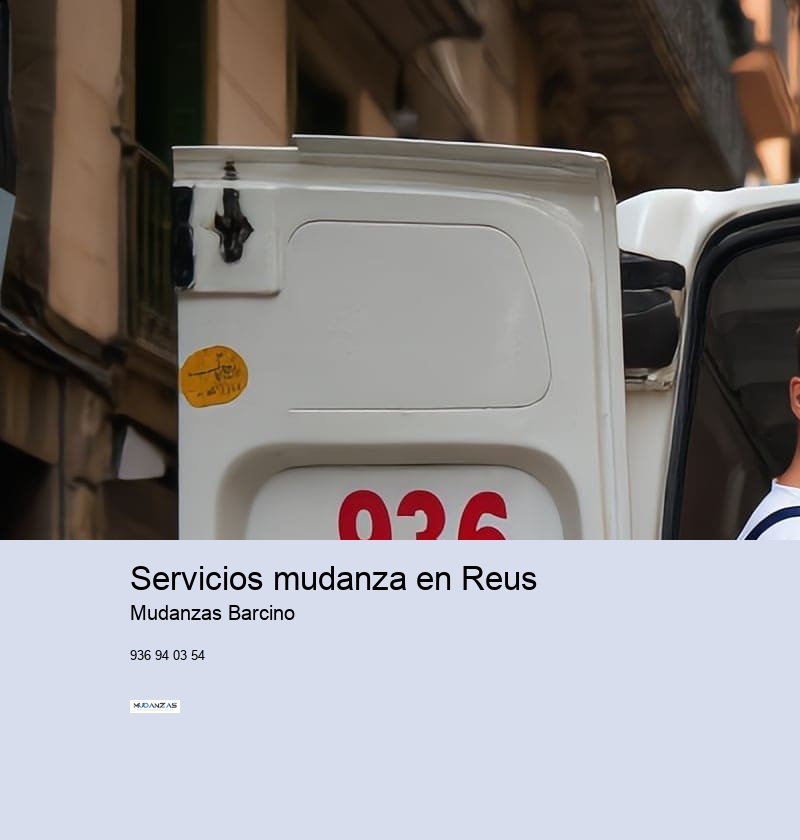 Servicios mudanza en Reus 